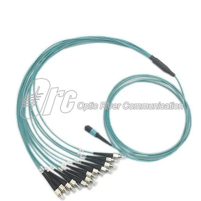 12F OM3 MPO TO FC 2M Mpo Fanout patch kábel